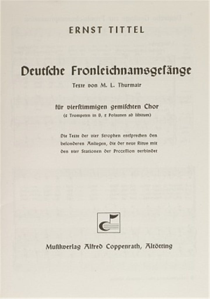 Deutsche Fronleichnamsgesänge
